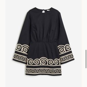 H&M Embroidered dress